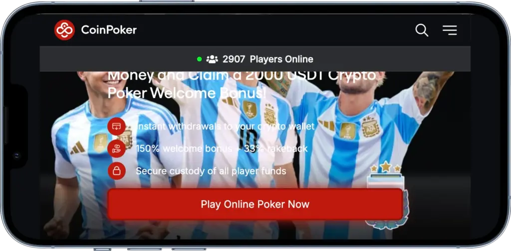 Najlepsze kasyna online: topowy poker room CoinPoker
